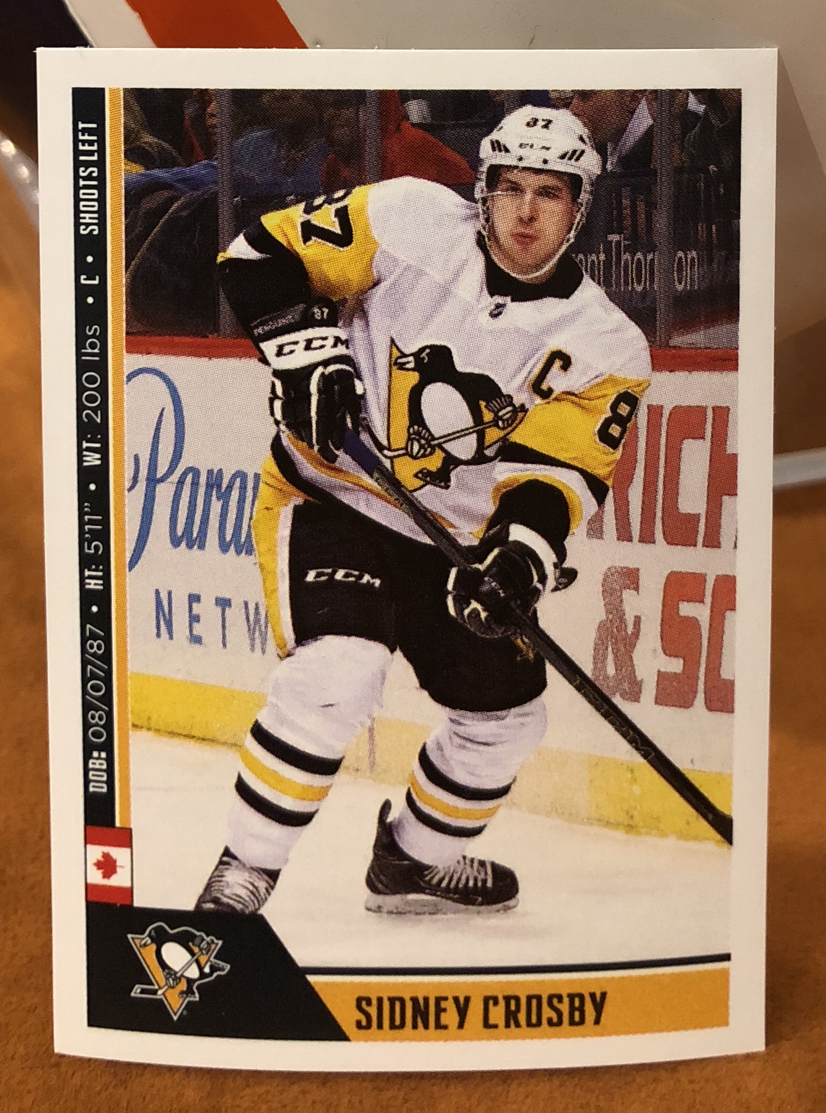 2018 PANINI #217- Sidney Crosby