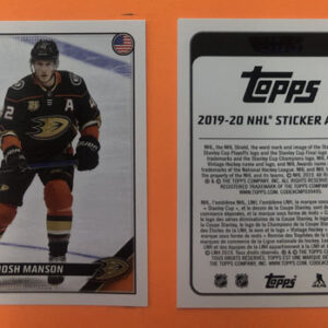 2019 TOPPS #12- Josh Manson