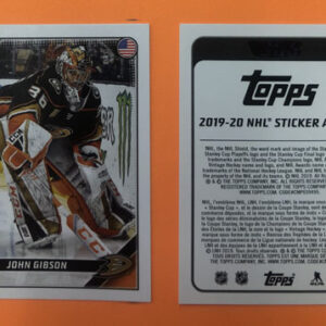 2019 TOPPS #13- John Gibson
