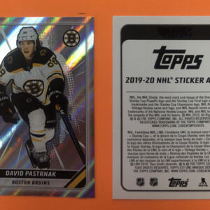 2019 TOPPS #37- David Pastrnak