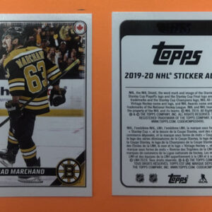 2019 TOPPS #40- Brad Marchand IN ALBUM Exclusive