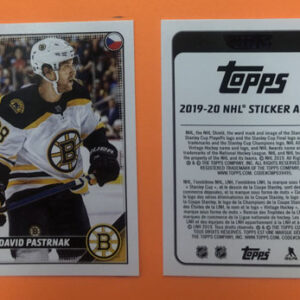 2019 TOPPS #49- David Pastrnak