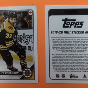 2019 TOPPS #50- Patrice Bergeron