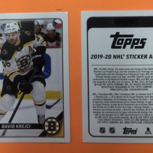 2019 TOPPS #51- David Krejci