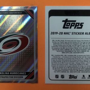 2019 TOPPS #86- Logo Carolina Hurricanes