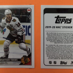 2019 TOPPS #118- Jonathan Toews