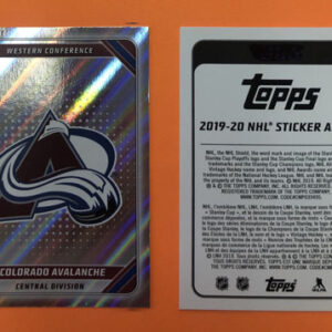 2019 TOPPS #120- Logo Colorado Avalanche