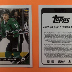 2019 TOPPS #164- Mattias Janmark