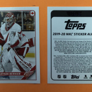 2019 TOPPS #182- Jonathan Bernier