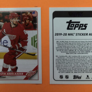 2019 TOPPS #187- Justin Abdelkader