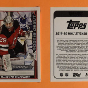 2019 TOPPS #533- MacKenzie Blackwood
