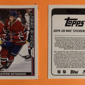 2019 TOPPS #539- Jesperi Kotkaniemi