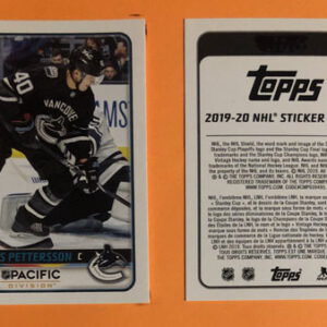 2019 TOPPS #550- Elias Pettersson