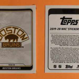 2019 TOPPS #569- Retro Logo Boston Bruins