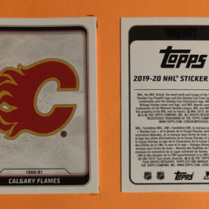 2019 TOPPS #570- Retro Logo Calgary Flames