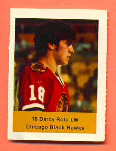 1974 Loblaws #85- Blackhawks Darcy Rota (18)