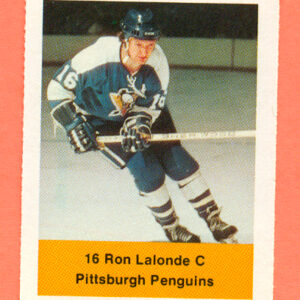 1974 Loblaws #227- Penguins Ron Lalonde (16)