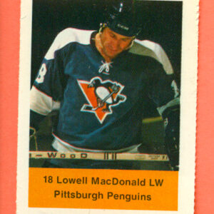 1974 Loblaws #229- Penguins Lowell MacDonald (18)