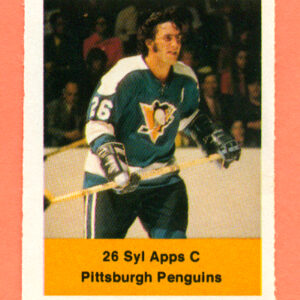 1974 Loblaws #233- Penguins Syl Apps (26)