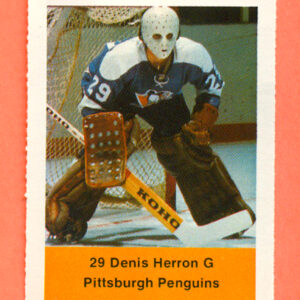 1974 Loblaws #234- Penguins Denis Herron (29)