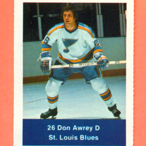 1974 Loblaws #251- Blues Don Awrey (26)