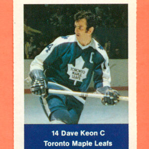 1974 Loblaws #260- Maple Leafs Dave Keon (14)