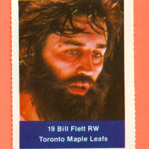 1974 Loblaws #264- Maple Leafs Bill Flett (19)
