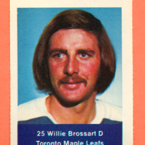 1974 Loblaws #267- Maple Leafs Willie Brossart (25)
