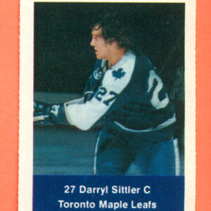 1974 Loblaws #268- Maple Leafs Darryl Sittler (27)