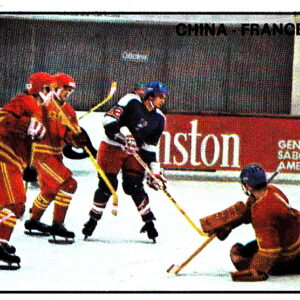 1979 PANINI #328- China France 8-4