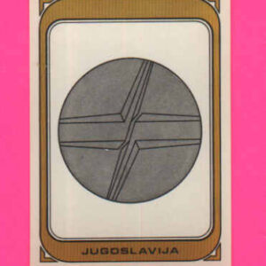 1979 PANINI #332- Yugoslavia Team Crest Logo