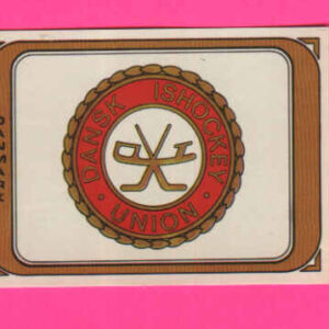1979 PANINI #335- Denmark Team Crest Logo