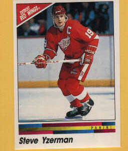 1990 PANINI #208-Steve Yzerman