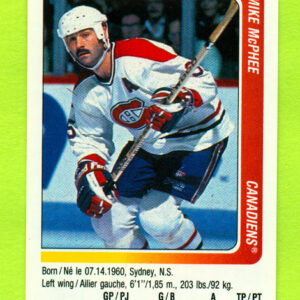 1991 PANINI #188-Mike McPhee