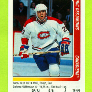 1991 PANINI #189-Eric Desjardins