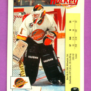 1992 PANINI #27-Kirk McLean