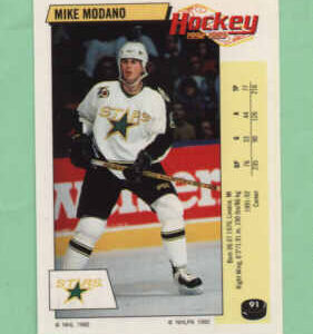1992 PANINI #91-Mike Modano