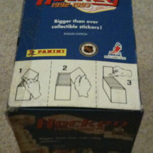1992 Panini NHL Full Box of 50 Sticker Packages (300 stickers in box) (Never Opened)