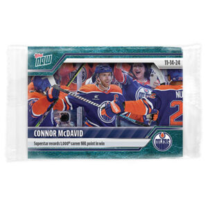 2024-25 TOPPS NOW /10 Blue Ice Parallel  #36- Connor McDavid (1 of 10)