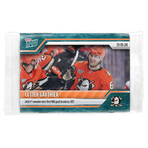 2024-25 TOPPS NOW /10 Blue Ice Parallel #37- Cutter Gauthier (1 of 10)