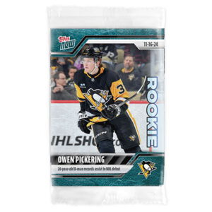 2024-25 TOPPS NOW /10 Blue Ice Parallel #39- Owen Pickering (1 of 10)