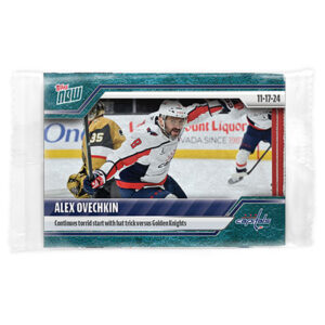 2024-25 TOPPS NOW /10 Blue Ice Parallel #40- Alexander Ovechkin 2 (1 of 10)