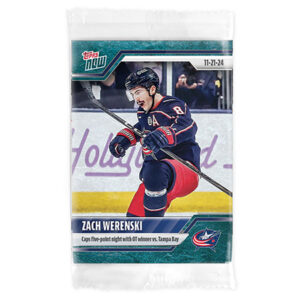 2024-25 TOPPS NOW /10 Blue Ice Parallel #42- Zach Werenski (1 of 10)