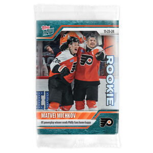 2024-25 TOPPS NOW /10 Blue Ice Parallel #43- Matvei Michkov 3 (1 of 10)