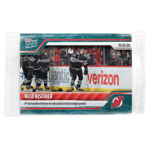 2024-25 TOPPS NOW /10 Blue Ice Parallel #47- Nico Hischier (1 of 10)