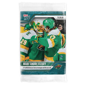 2024-25 TOPPS NOW /10 Blue Ice Parallel #50- Marc-Andre Fleury 2 (1 of 10)