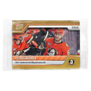 2024-25 TOPPS NOW /1 Gold Ice Parallel #37- Cutter Gauthier (1 of 1)