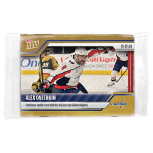 2024-25 TOPPS NOW /1 Gold Ice Parallel #40- Alexander Ovechkin 2 (1 of 1)