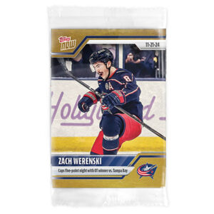 2024-25 TOPPS NOW /1 Gold Ice Parallel #42- Zach Werenski (1 of 1)