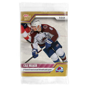 2024-25 TOPPS NOW /1 Gold Ice Parallel #46- Cale Makar (1 of 1)